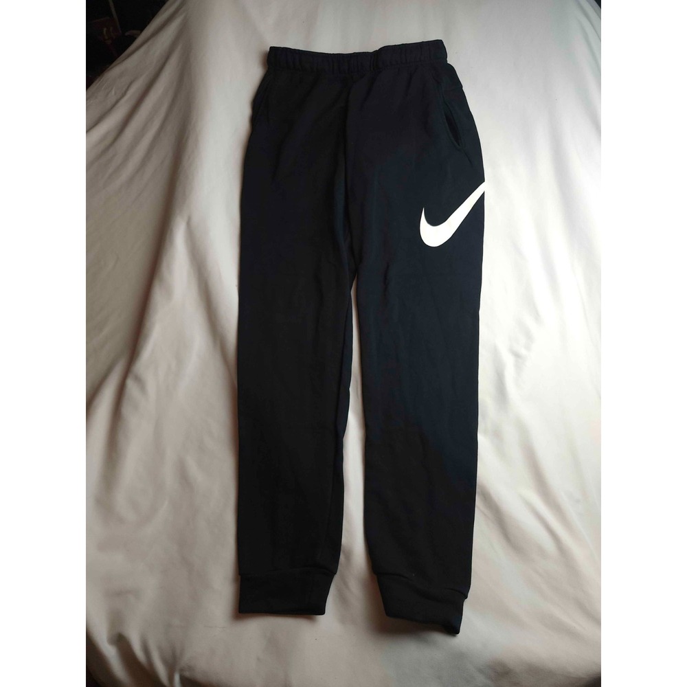 Nike Dri-FIT Jogger Pants Mens S Black Athleisure Sporty Training Activewear